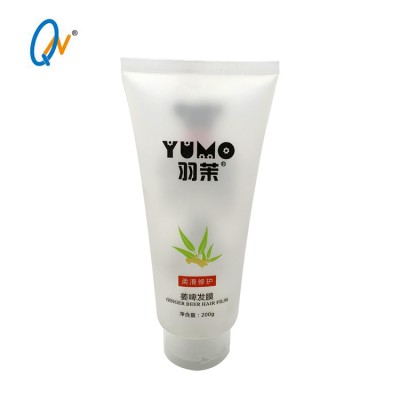 Facial cleanser pe cosmetic soft tube packaging empty plastic squeeze tube bottle